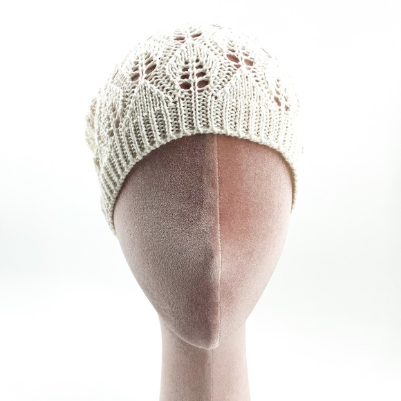 MOSSIMO🌺Lightweight Lace Knitted Sloughy Beanie Hat - Picture 2 of 5